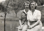 Mom and Aunt Hedy 1942